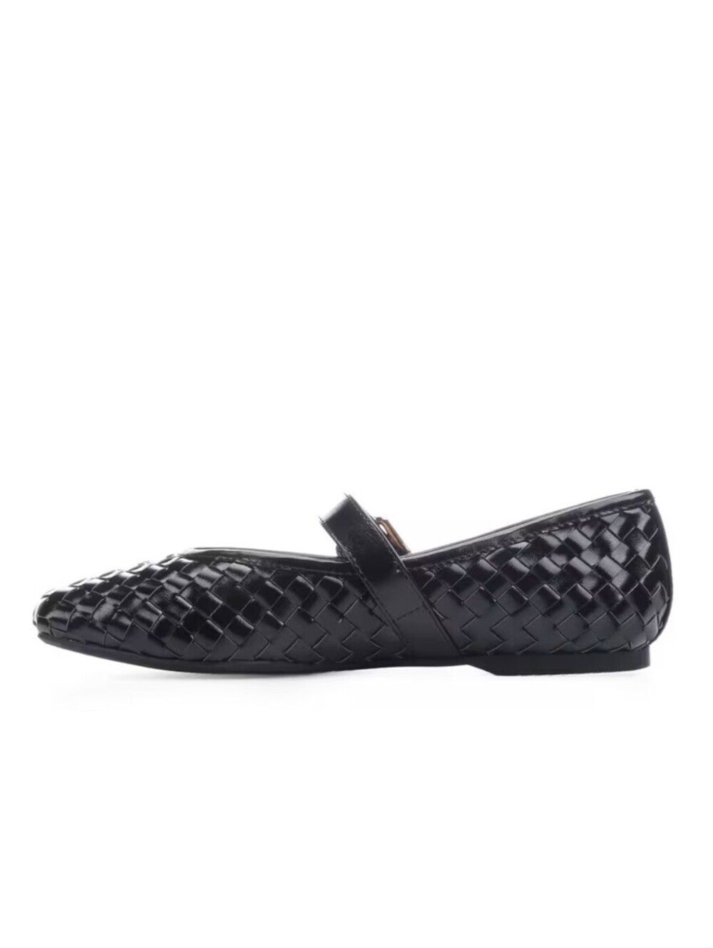 Dv Dolce Vita Women's Mulaney Woven Mary Jane Ballet Flat Shoes (Black) - 6.0 M - Picture 3 of 8
